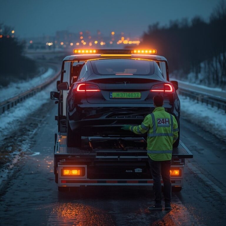Elektromos autómentés Hatvan speciális EV trélerrel