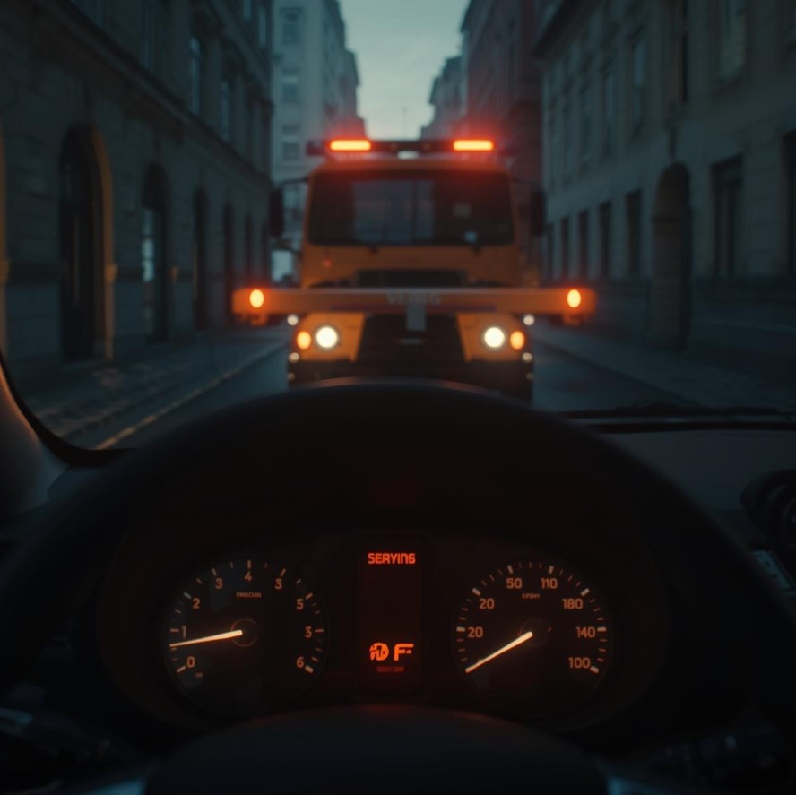 Súlyos műszerfali hiba piros lámpa autómentés