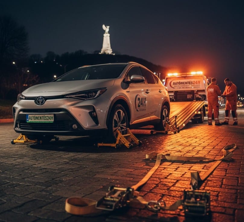 Futómű hiba mentés Heréd kátyúkár